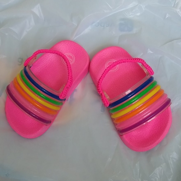 Baby plastic flip flops sandals - Picture 4 of 4